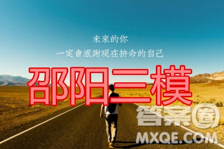 2020屆邵陽(yáng)市高三第三次聯(lián)考試題卷理科數(shù)學(xué)試題及答案