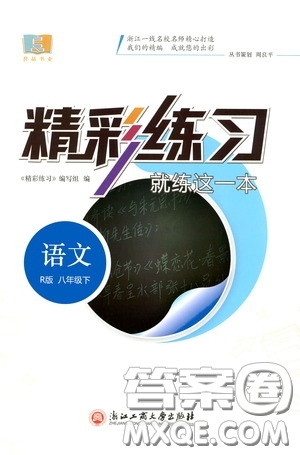 浙江工商大學(xué)出版社2020精彩練習(xí)就練這一本八年級(jí)語文下冊(cè)R版答案