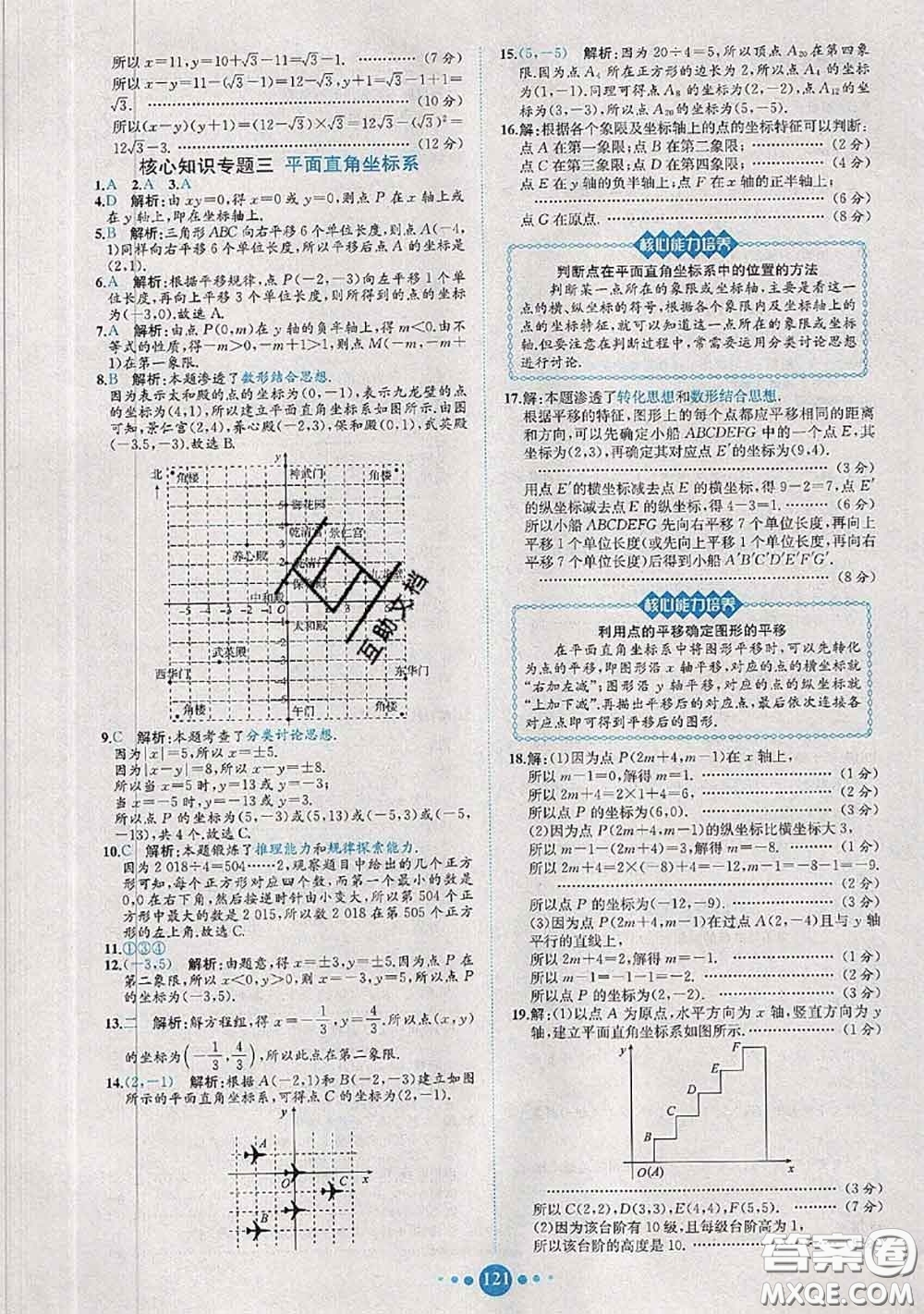 2020春課時練核心素養(yǎng)卷初中同步達標測試卷七年級數(shù)學下冊答案