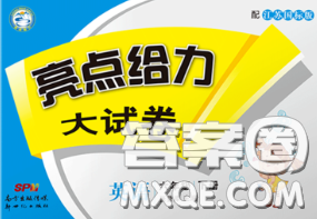 新世紀(jì)出版社2020年亮點(diǎn)給力大試卷六年級(jí)英語(yǔ)下冊(cè)江蘇版答案