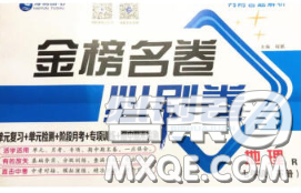 2020年金榜名卷必刷卷七年級(jí)地理下冊(cè)人教版答案