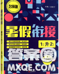 寧波出版社2020新版名師派暑假銜接一升二數(shù)學答案
