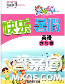 2020年智多星假期作業(yè)快樂暑假六年級(jí)英語人教版答案