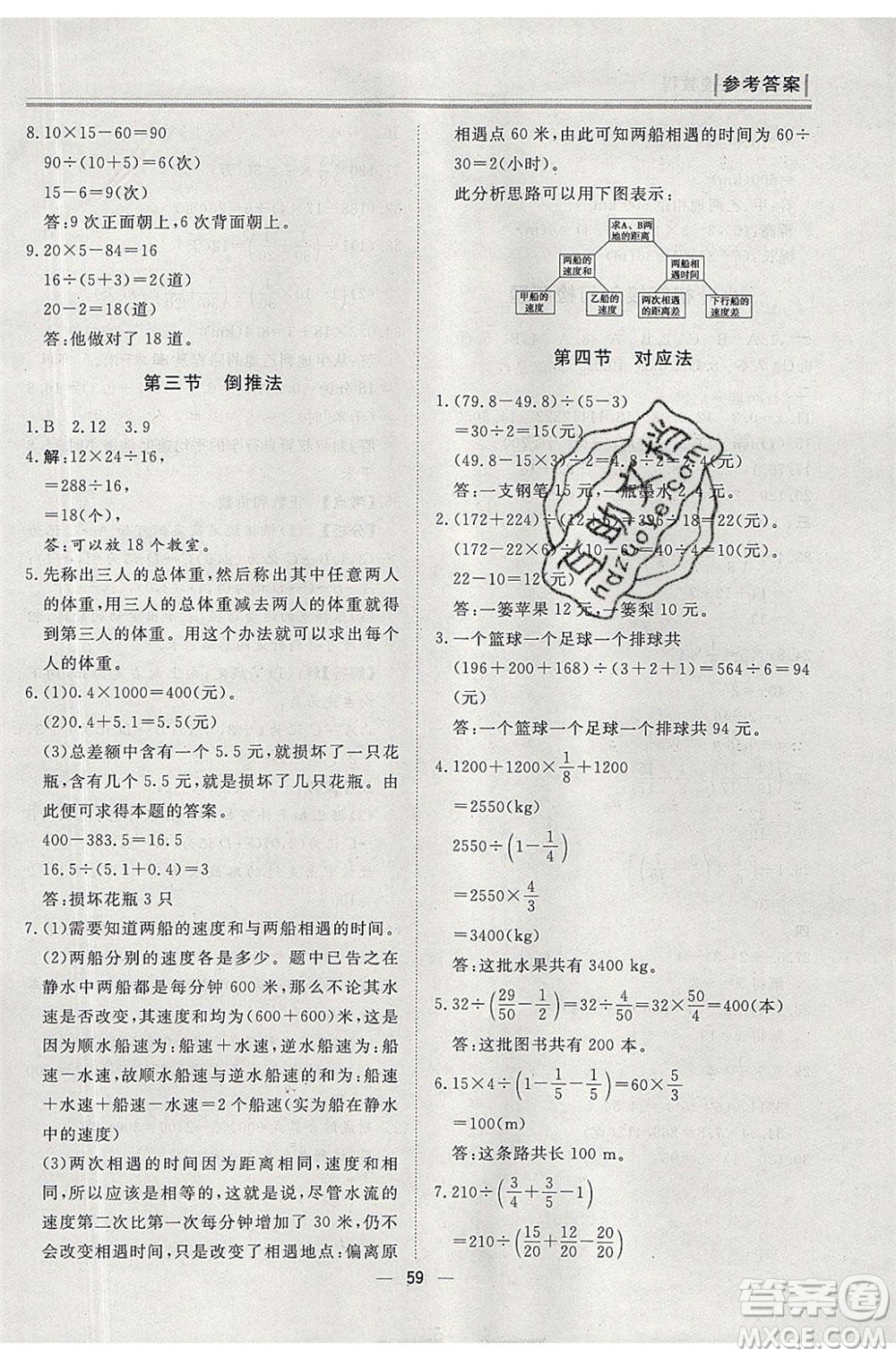 團(tuán)結(jié)出版社2020年小升初銜接教程快樂假期數(shù)學(xué)參考答案