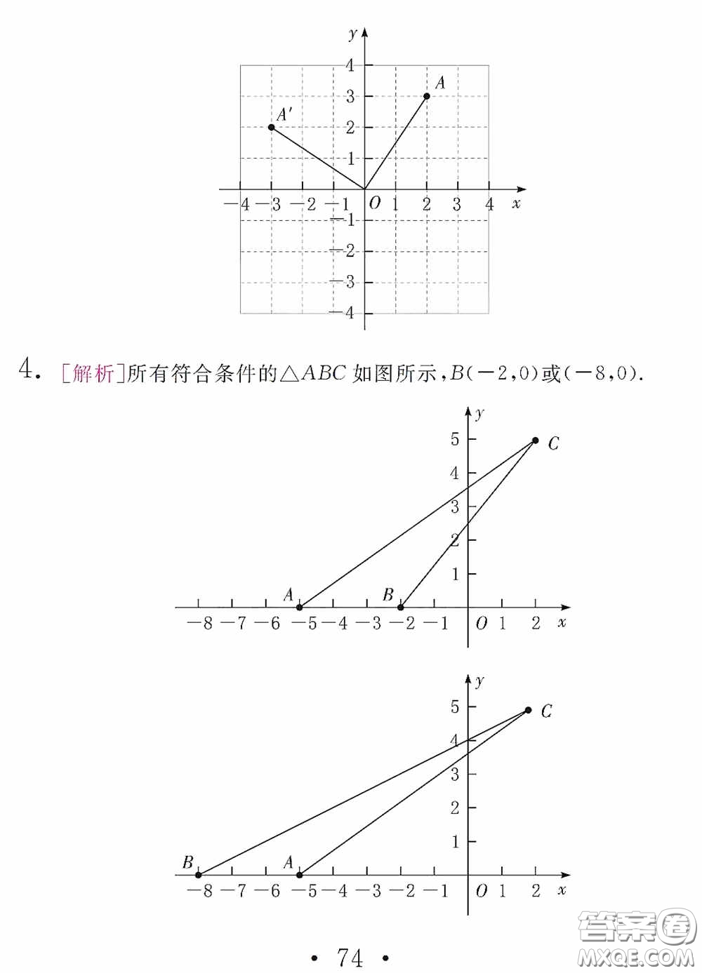 團結(jié)出版社2021精彩暑假數(shù)學(xué)八年級通用版答案