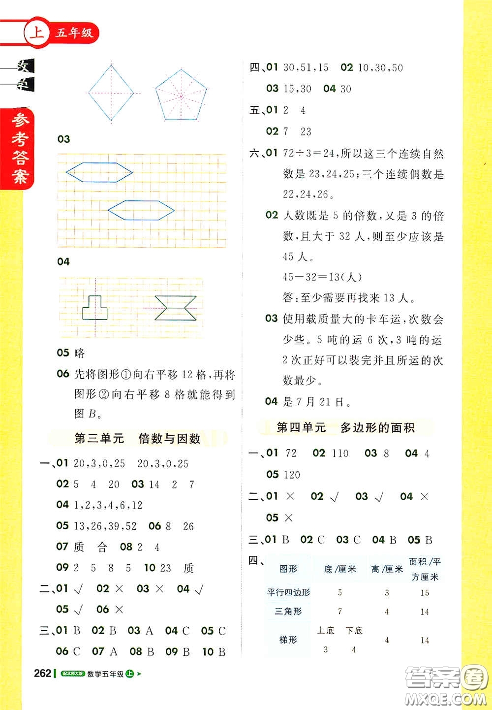 北京教育出版社2020秋1+1輕巧奪冠課堂直播五年級數(shù)學(xué)上冊北師大版答案