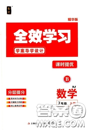 2020全效學(xué)習(xí)學(xué)案導(dǎo)學(xué)設(shè)計課時提優(yōu)七年級數(shù)學(xué)上冊人教版B答案