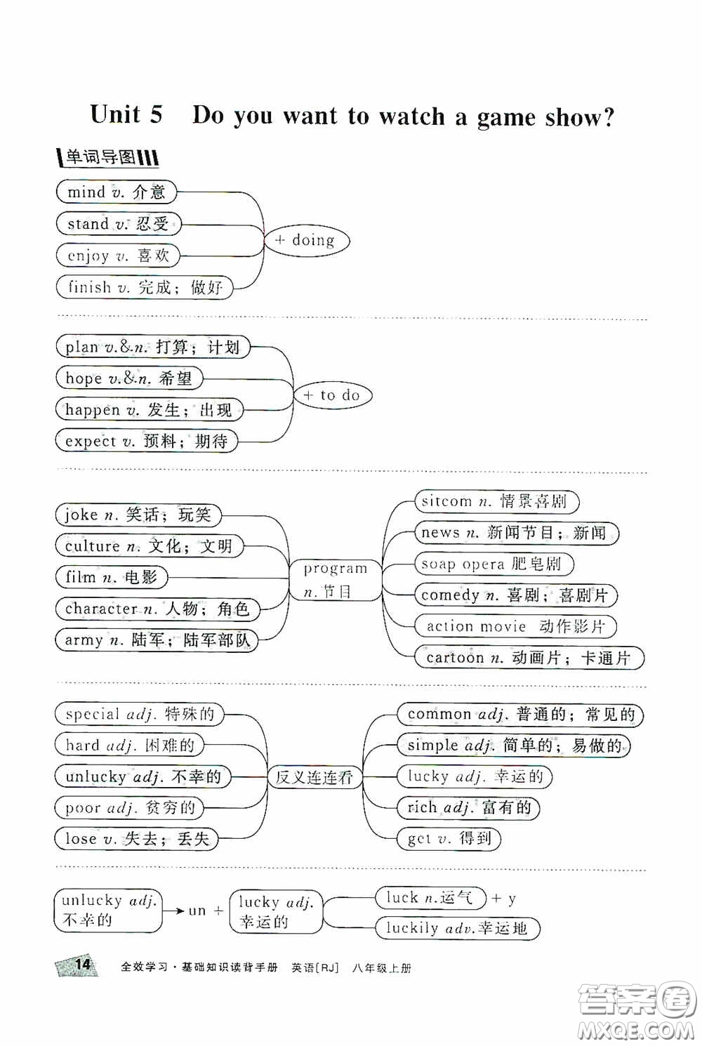 2020全效學(xué)習(xí)課時(shí)提優(yōu)八年級(jí)英語上冊人教版精華版答案