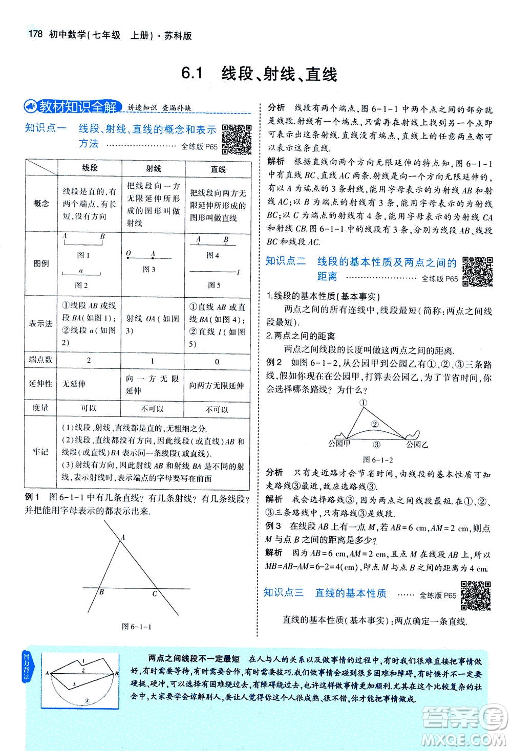 教育科學(xué)出版社2020秋5年中考3年模擬全解版初中數(shù)學(xué)七年級(jí)上冊(cè)蘇科版參考答案
