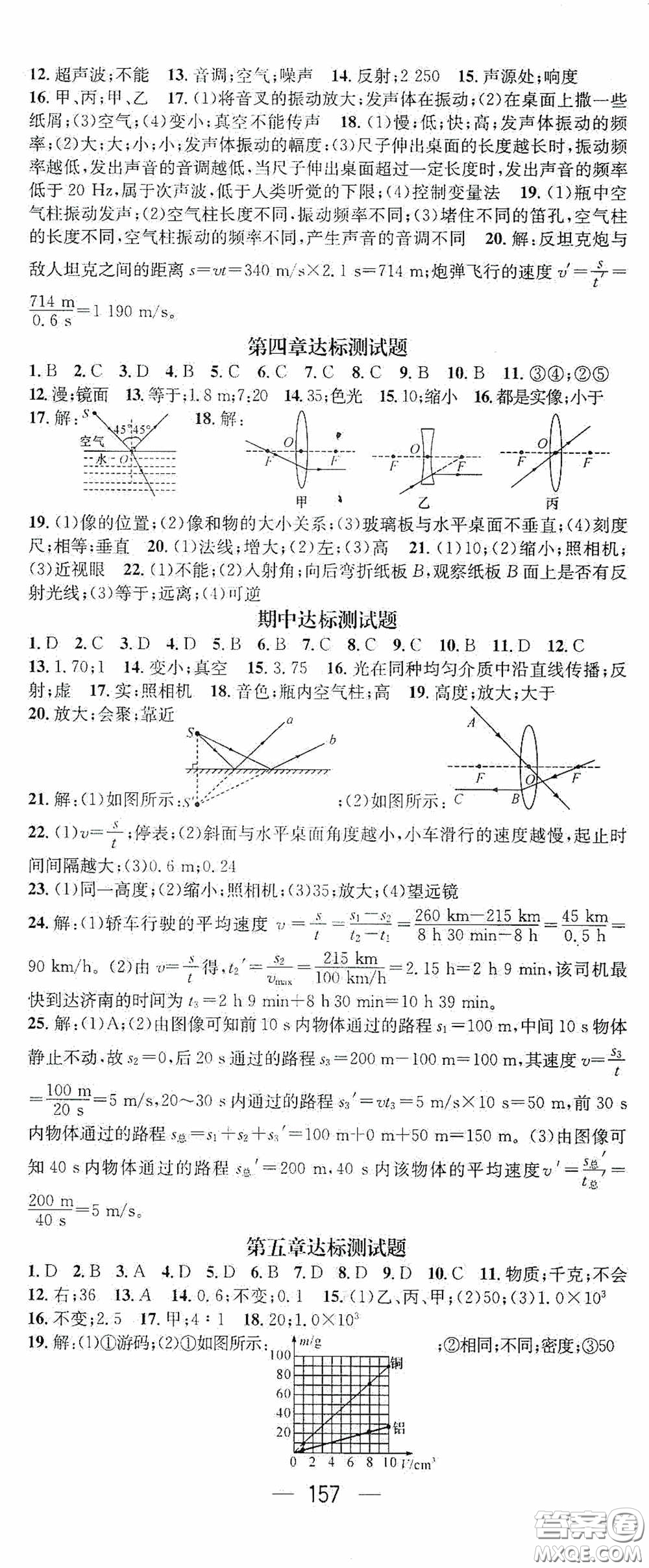 南方出版?zhèn)髅?020名師測控八年級數(shù)學(xué)上冊滬科版答案