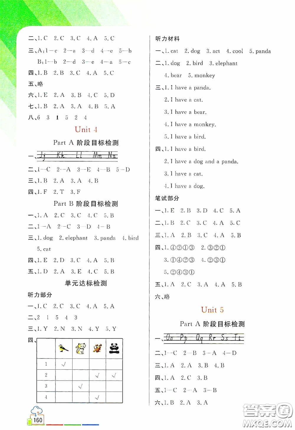 開明出版社2020萬(wàn)向思維倍速學(xué)習(xí)法三年級(jí)英語(yǔ)上冊(cè)PEP版答案
