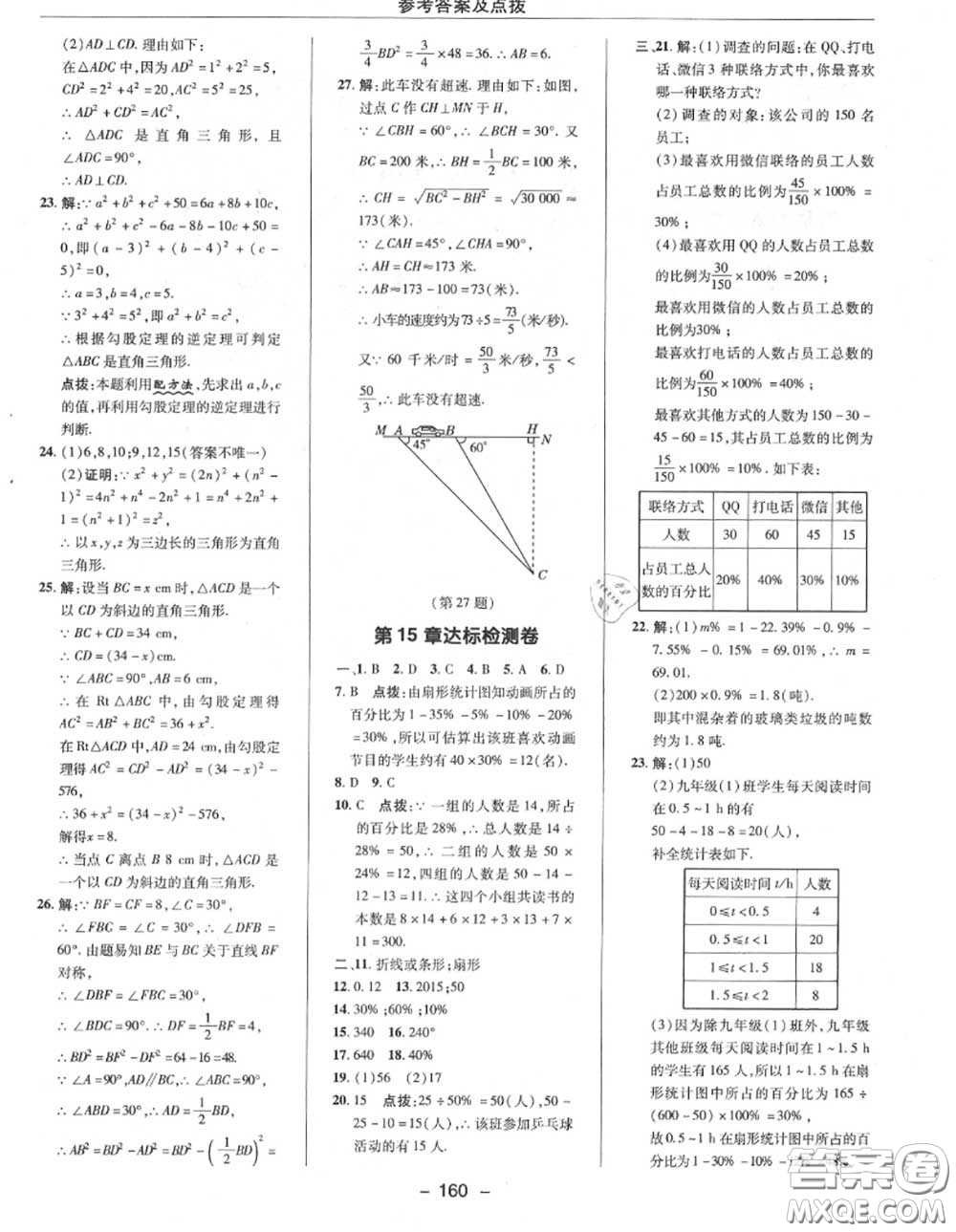 榮德基2020秋新版綜合應(yīng)用創(chuàng)新題典中點(diǎn)八年級數(shù)學(xué)上冊華師版答案