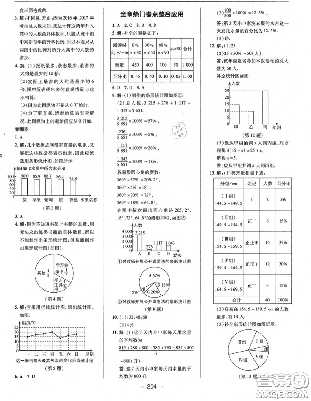 榮德基2020秋新版綜合應(yīng)用創(chuàng)新題典中點(diǎn)八年級數(shù)學(xué)上冊華師版答案