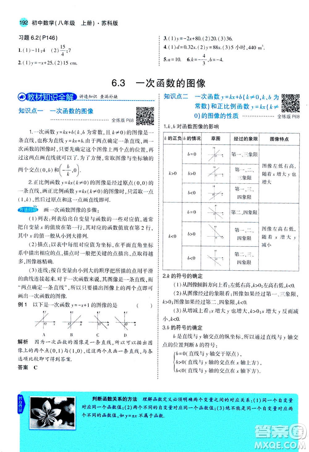 2020秋5年中考3年模擬全練版全解版初中數(shù)學(xué)八年級上冊蘇科版參考答案