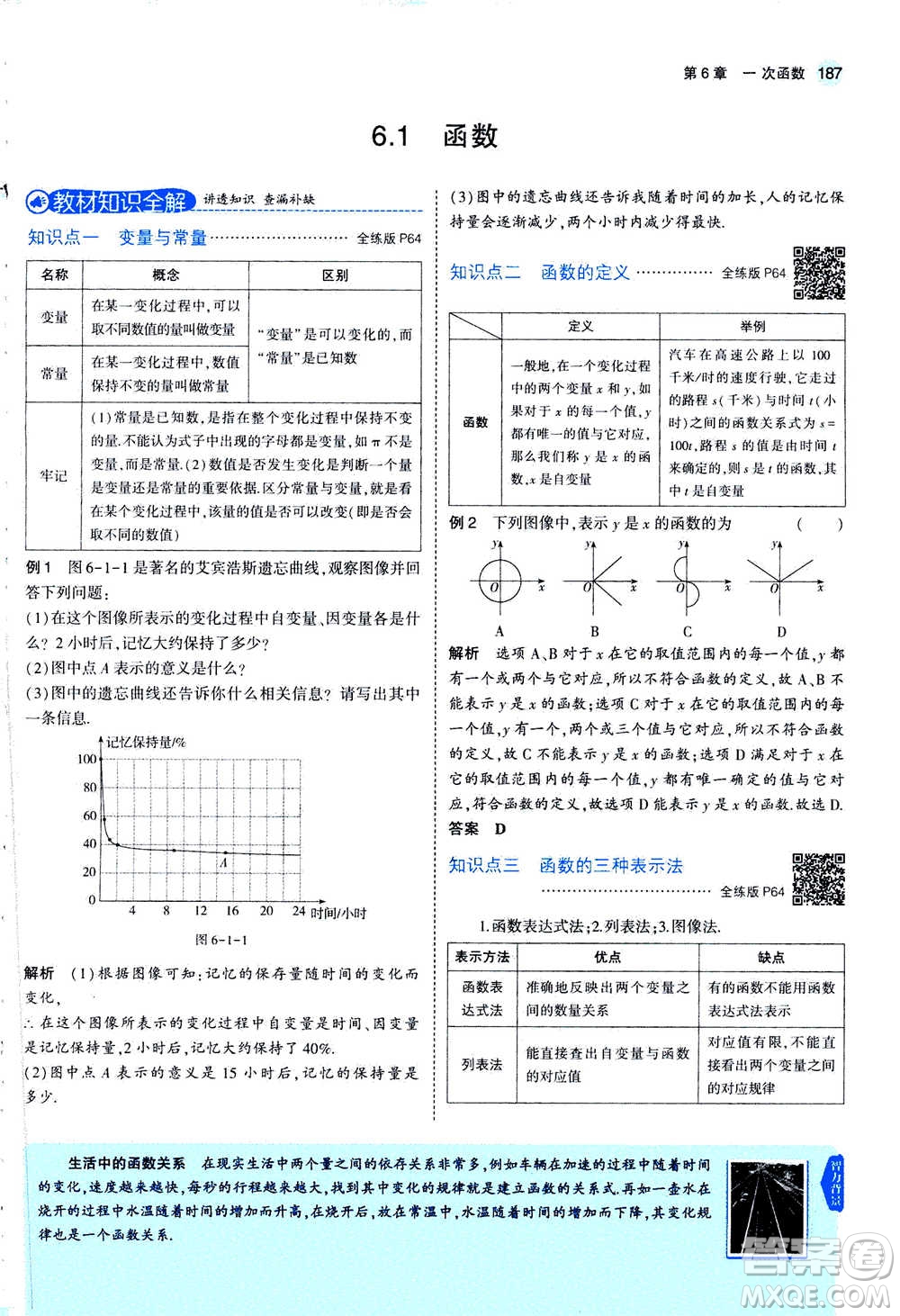 2020秋5年中考3年模擬全練版全解版初中數(shù)學(xué)八年級上冊蘇科版參考答案