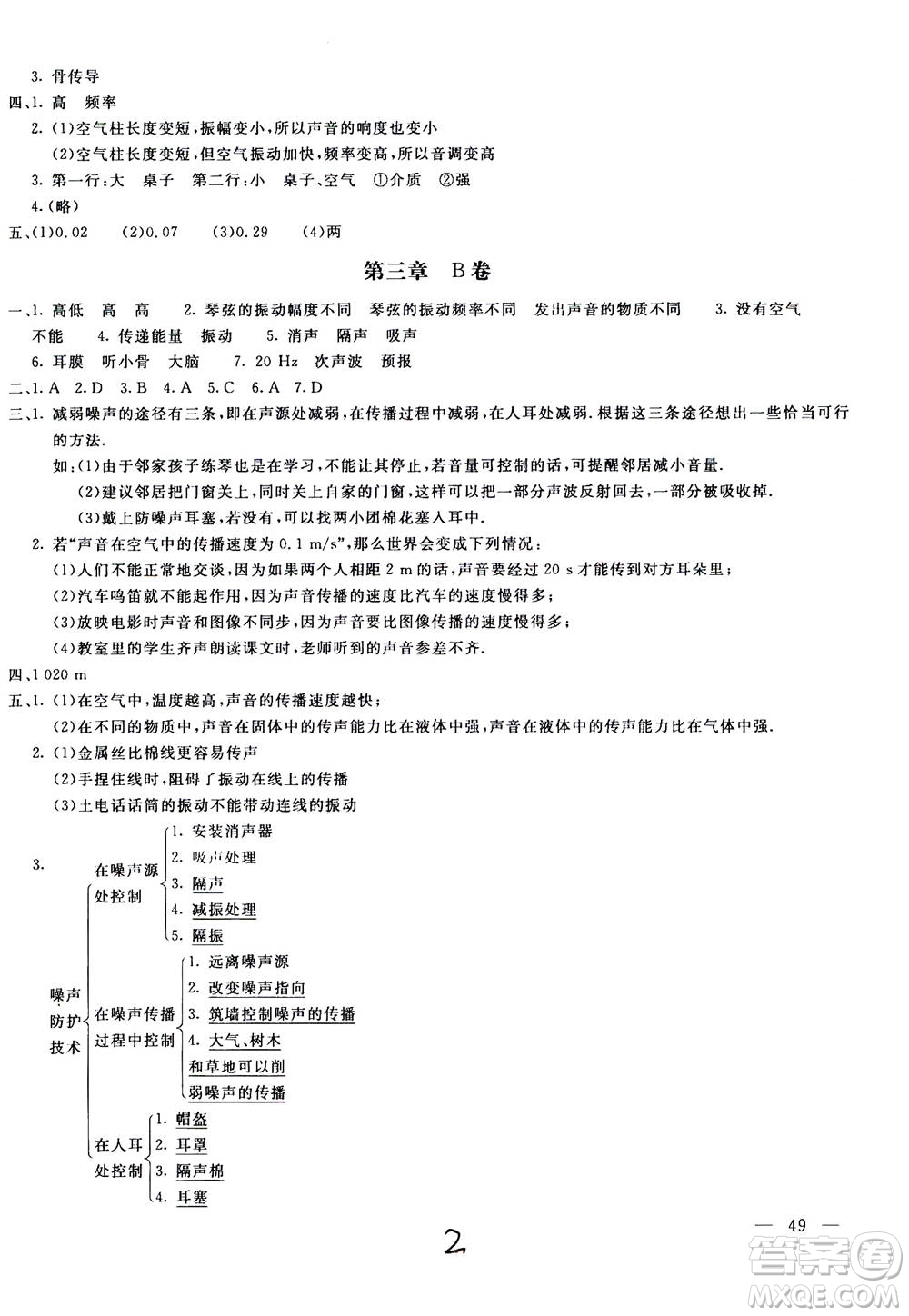 北京教育出版社2020年新課堂AB卷單元測試物理八年級上冊上?？萍及鎱⒖即鸢?><span style=