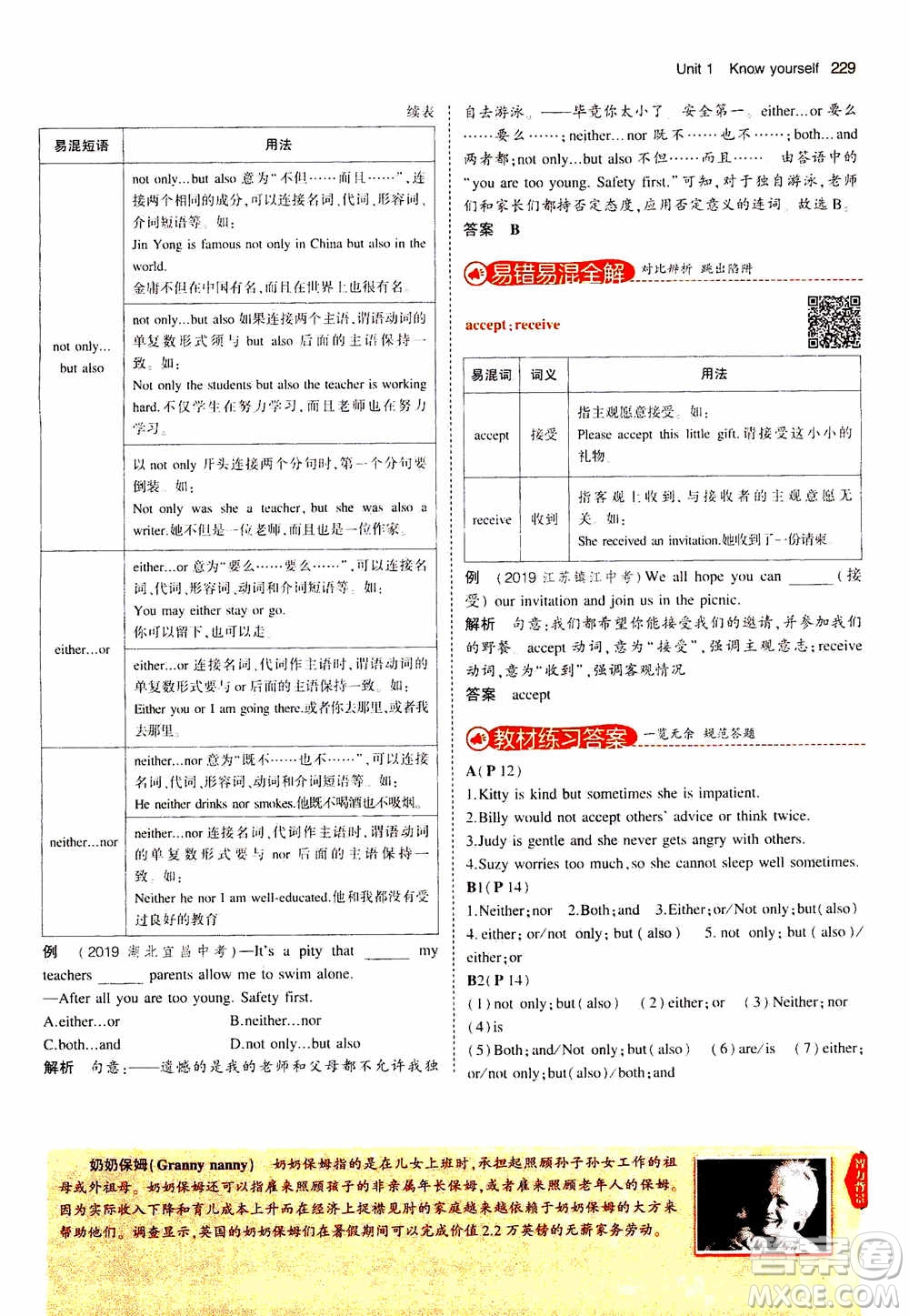 2021版初中同步5年中考3年模擬全解版初中英語九年級全一冊牛津版參考答案
