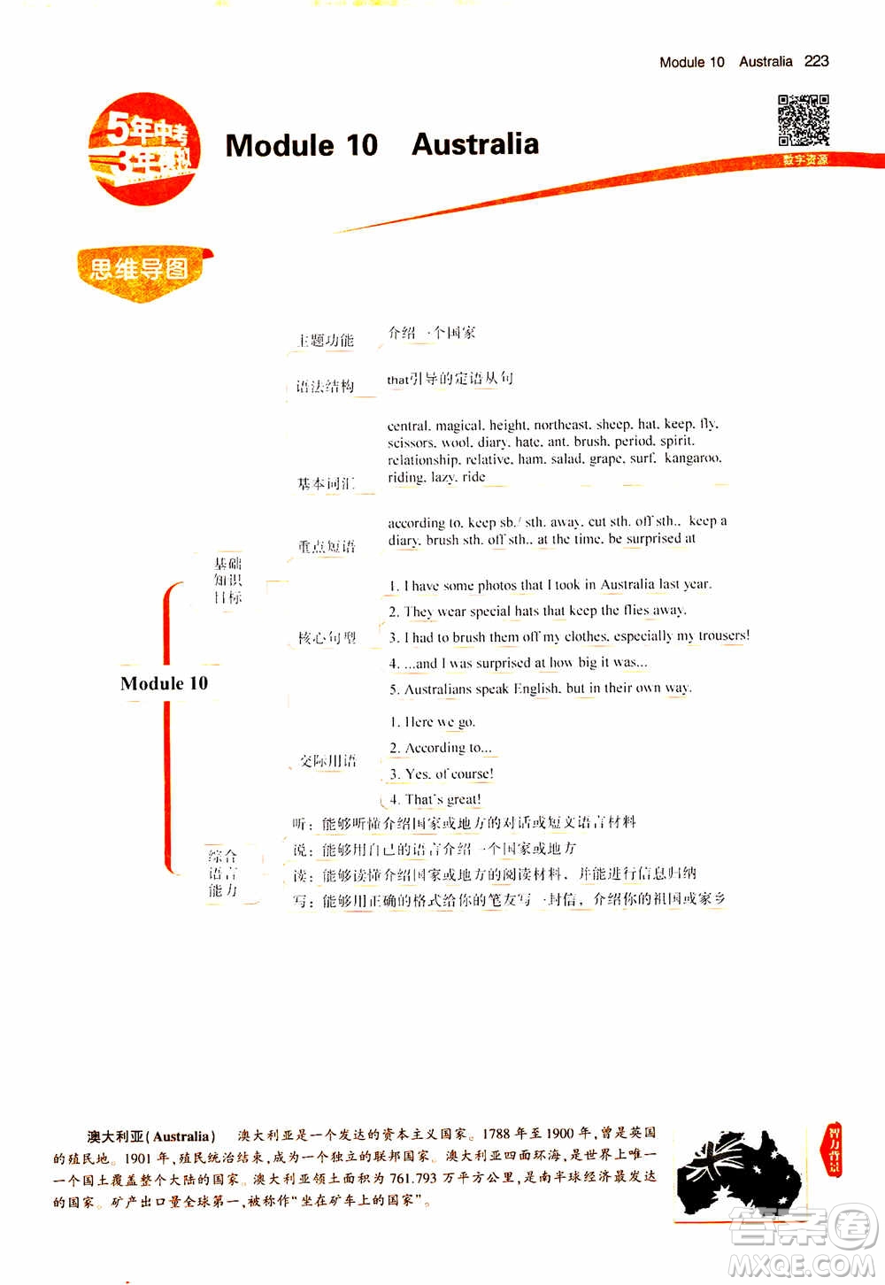 2021版初中同步5年中考3年模擬全解版初中英語(yǔ)九年級(jí)上冊(cè)外研版參考答案
