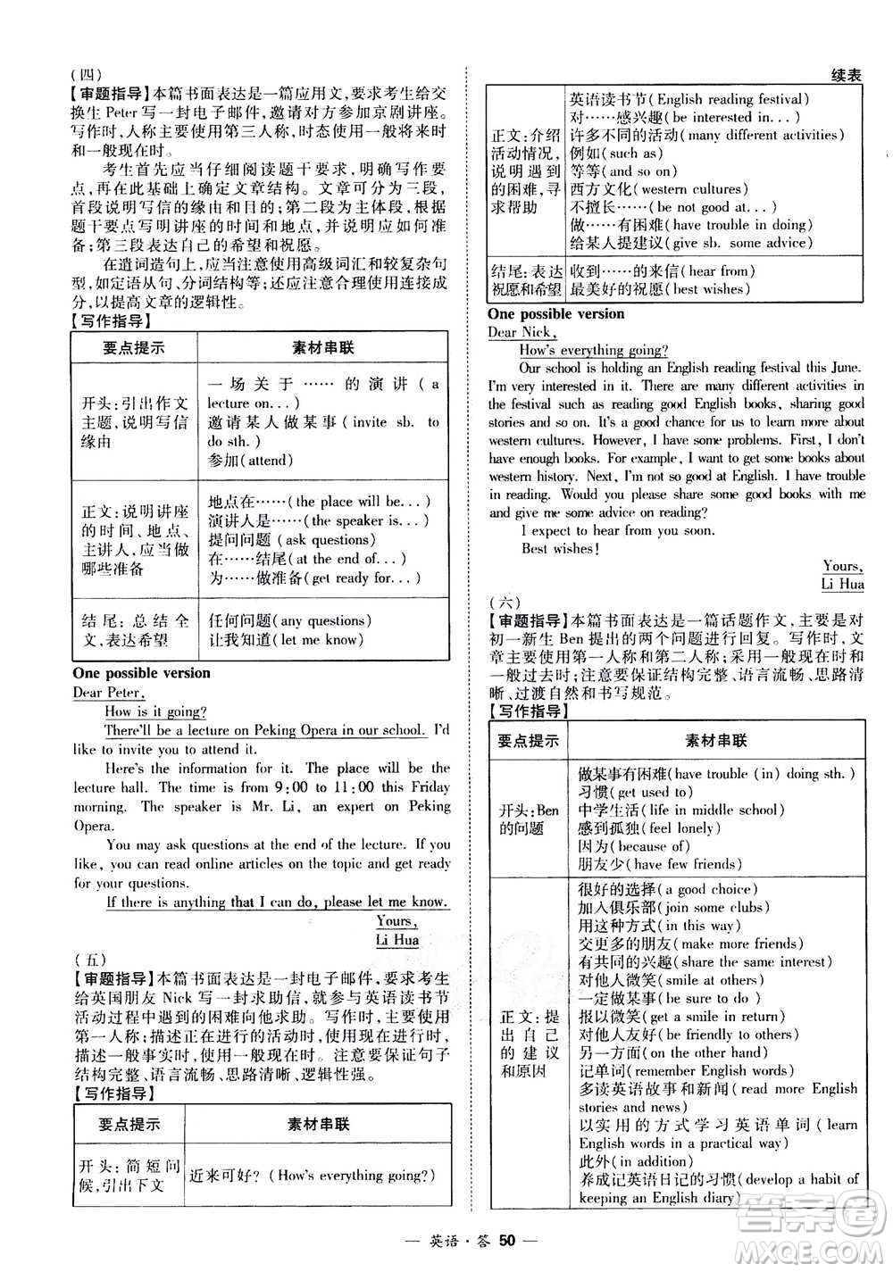 2021中考復(fù)習(xí)使用天利38套全國各省市中考真題?？蓟A(chǔ)題英語參考答案