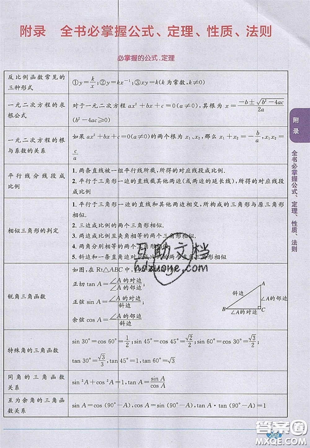 新疆青少年出版社2020教材1加1九年級數(shù)學上冊湘教版答案