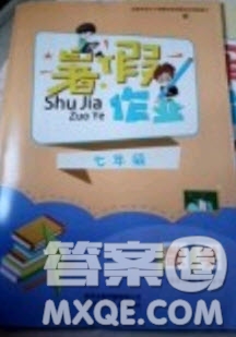 2019年暑假作業(yè)七年級(jí)數(shù)學(xué)人教版參考答案