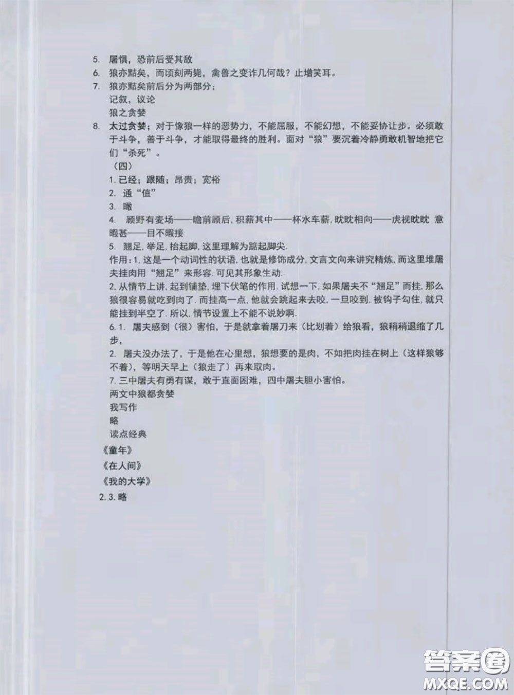 西南師范大學(xué)出版社2020年開心暑假七年級合訂本通用版答案