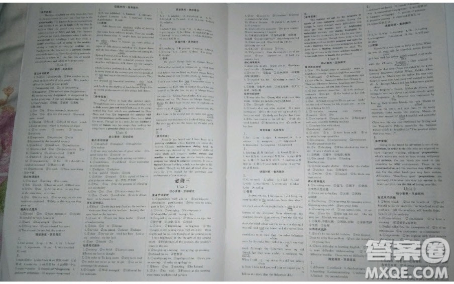 世界圖書出版社2020年優(yōu)化指導(dǎo)高考總復(fù)習(xí)第1輪英語人教版答案