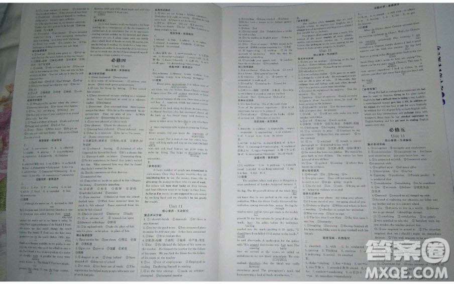 世界圖書出版社2020年優(yōu)化指導(dǎo)高考總復(fù)習(xí)第1輪英語人教版答案