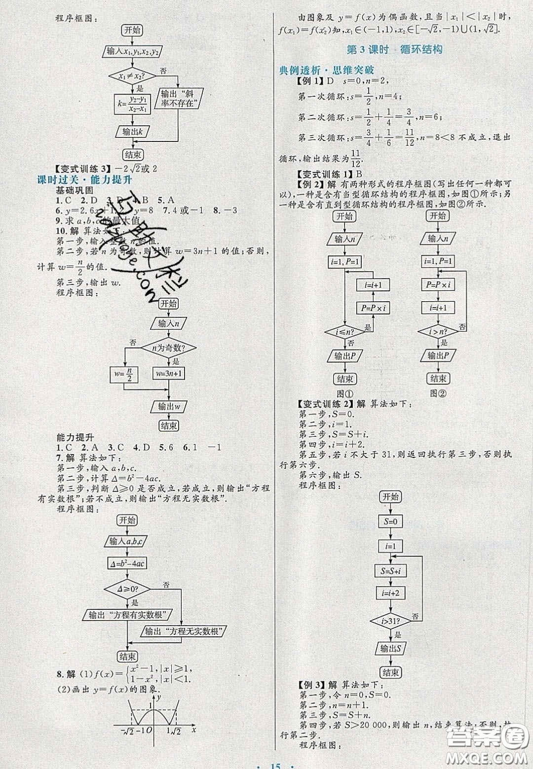 2021高中同步測(cè)控優(yōu)化設(shè)計(jì)數(shù)學(xué)必修3人教A版福建專版答案