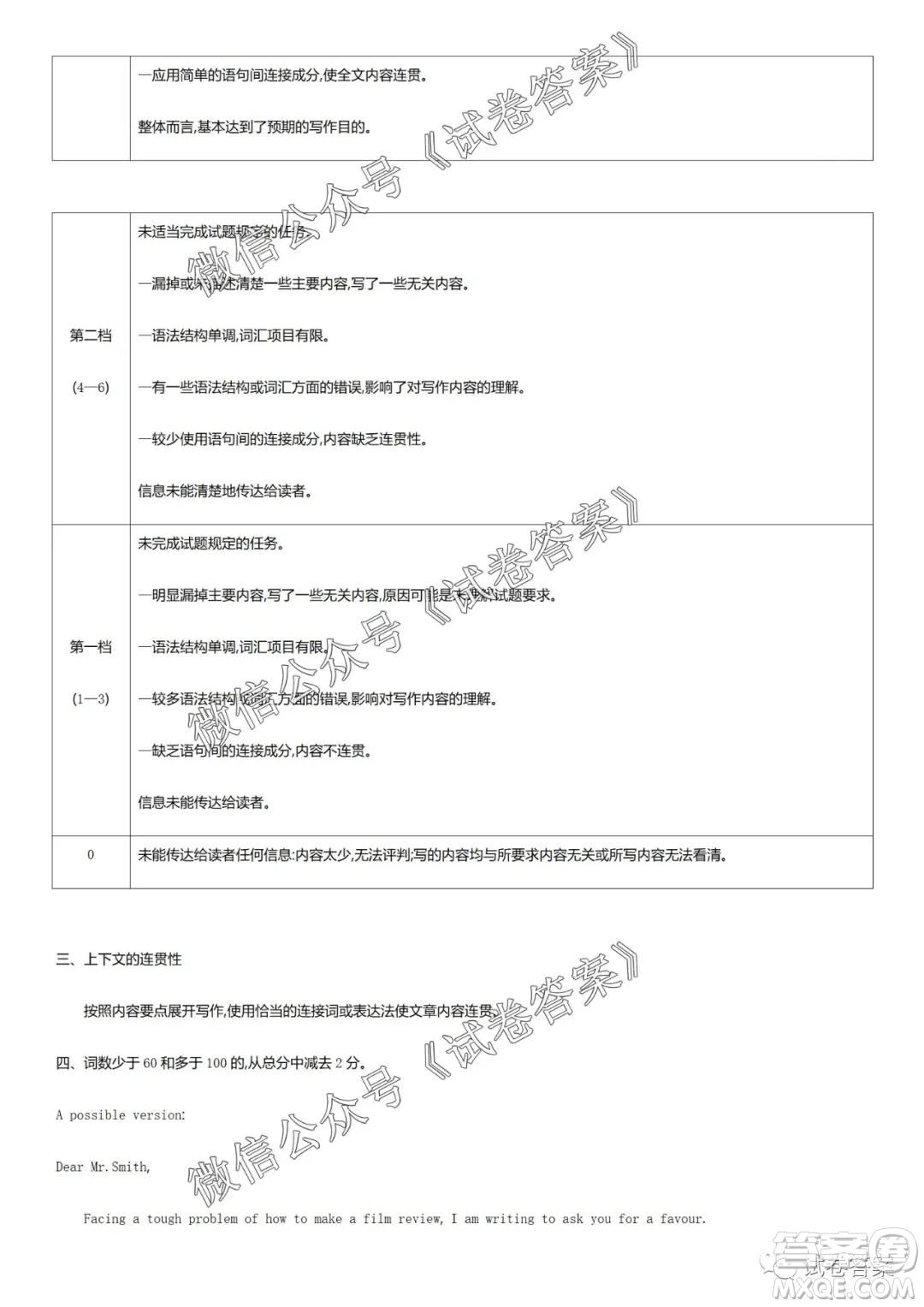 2020學(xué)年第一學(xué)期浙江省名校協(xié)作題英語(yǔ)試卷及參考答案