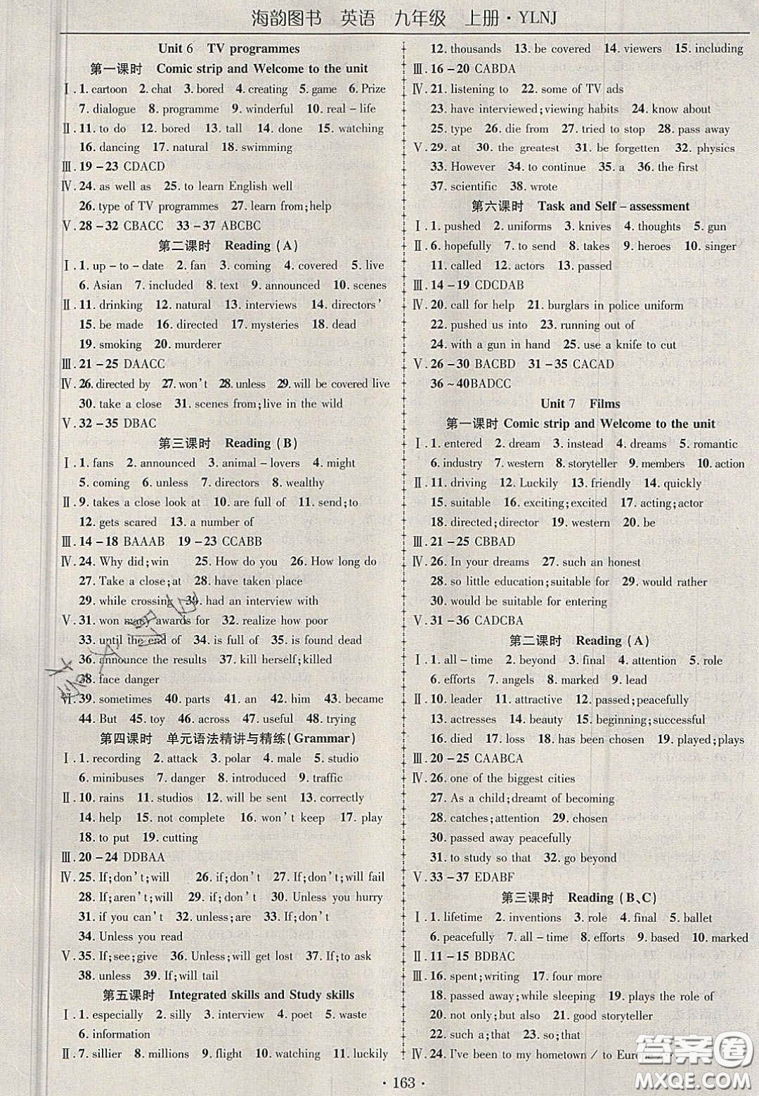 2020金榜行動(dòng)課時(shí)導(dǎo)學(xué)案九年級(jí)英語上冊(cè)譯林牛津版答案
