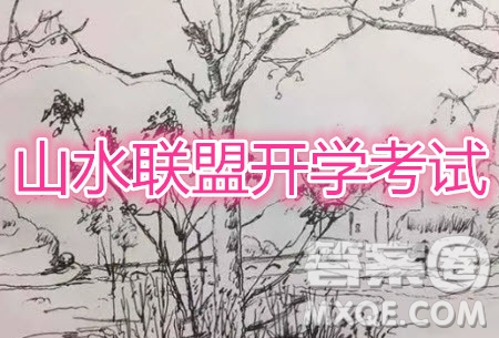 2020學年第一學期山水聯(lián)盟開學考試高三年級語文試題及答案