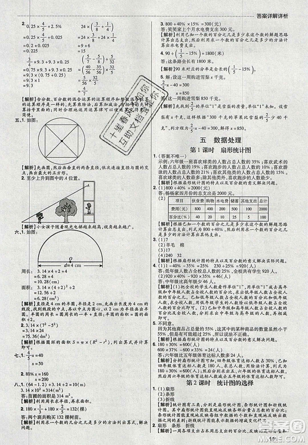 2020年學(xué)習(xí)委員小學(xué)數(shù)學(xué)六年級(jí)上冊(cè)北師大版答案