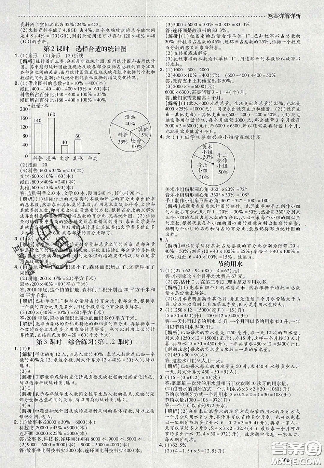 2020學(xué)習(xí)委員小學(xué)數(shù)學(xué)六年級(jí)上冊(cè)人教版答案