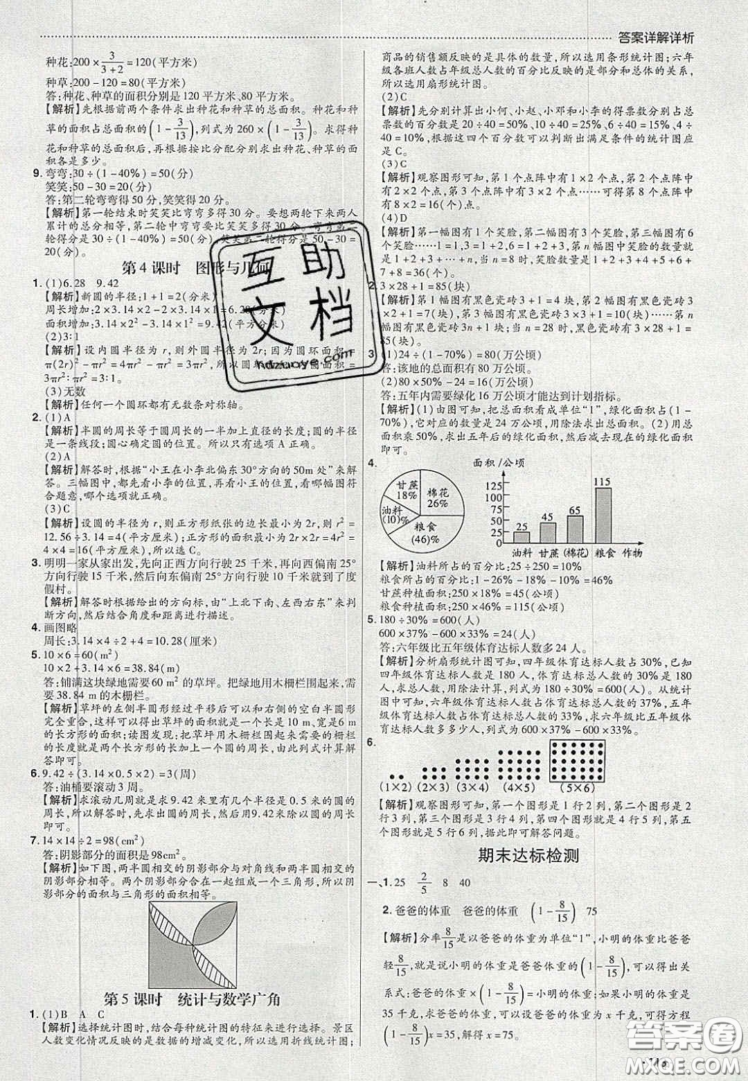 2020學(xué)習(xí)委員小學(xué)數(shù)學(xué)六年級(jí)上冊(cè)人教版答案