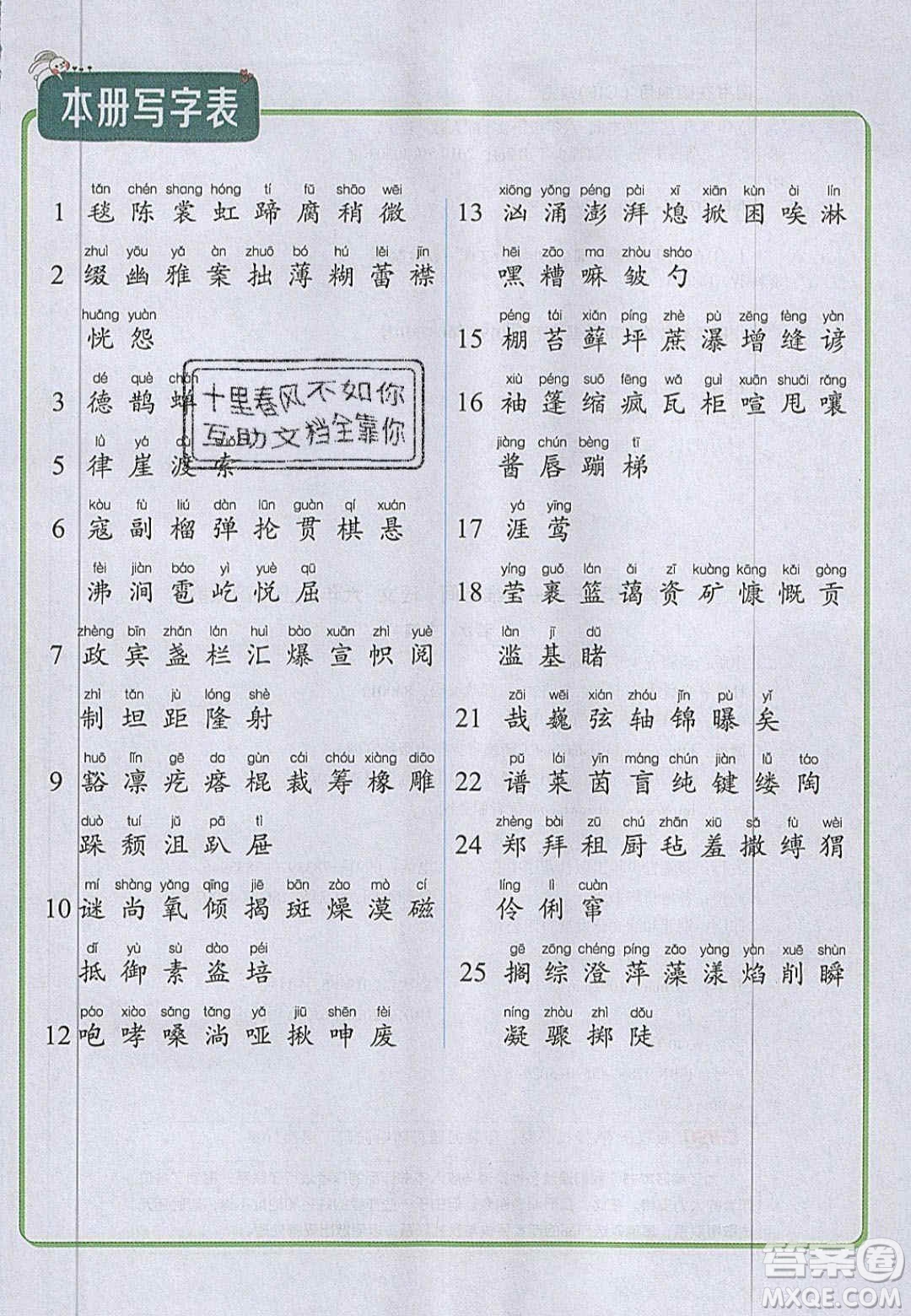 2020年立體學(xué)習(xí)法思維空間六年級(jí)語文上冊人教版答案