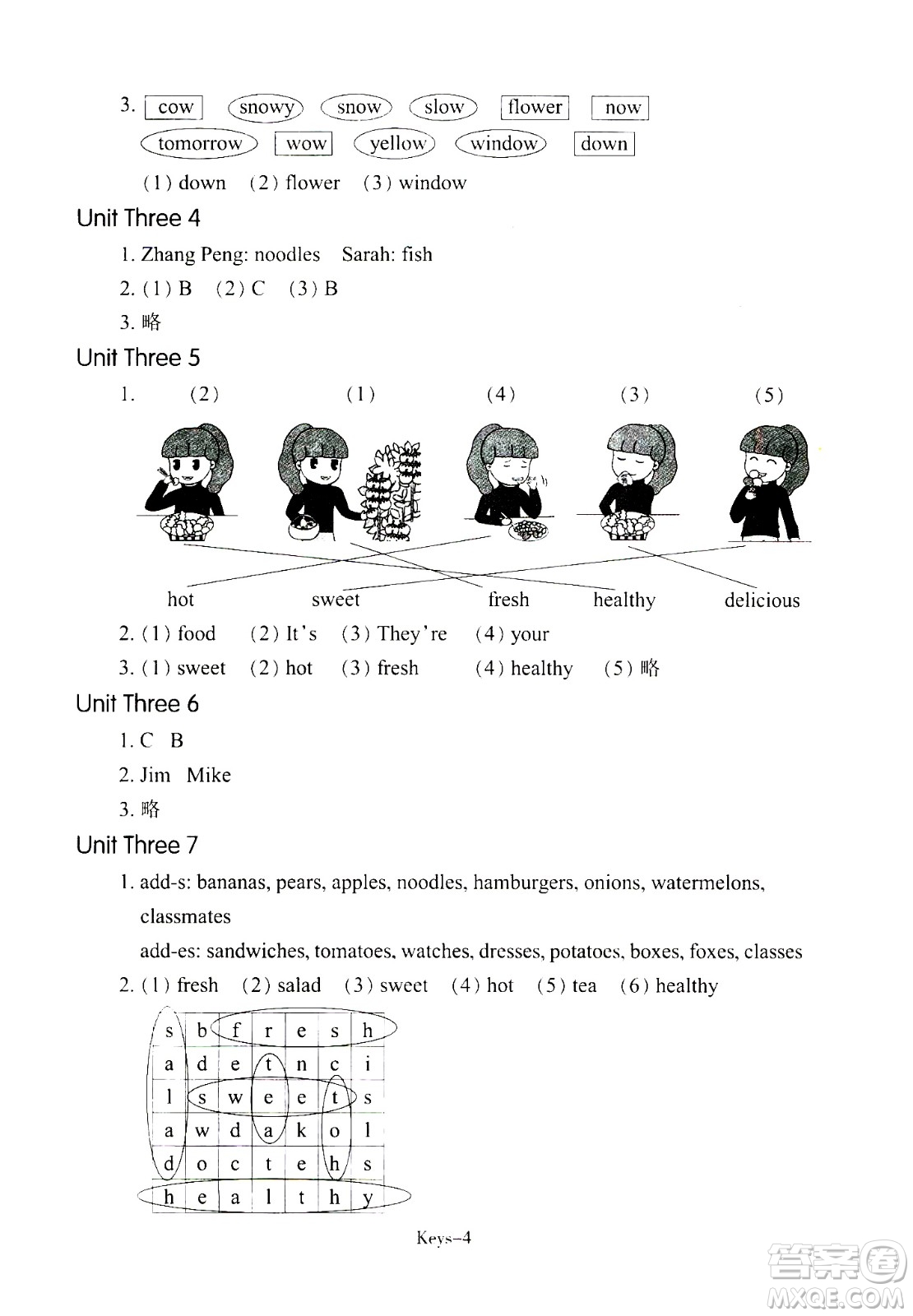 浙江少年兒童出版社2020年每課一練小學(xué)英語五年級(jí)上冊(cè)R人教版答案