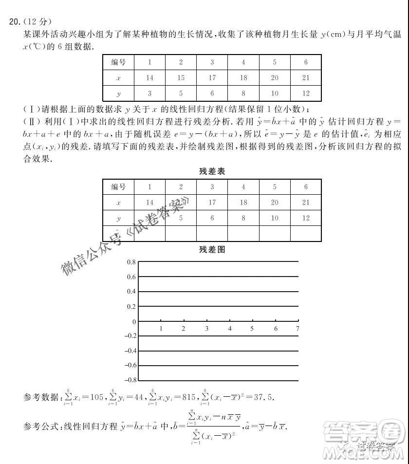 2021屆決勝新高考名校交流高三年級9月聯(lián)考數(shù)學(xué)試題及答案