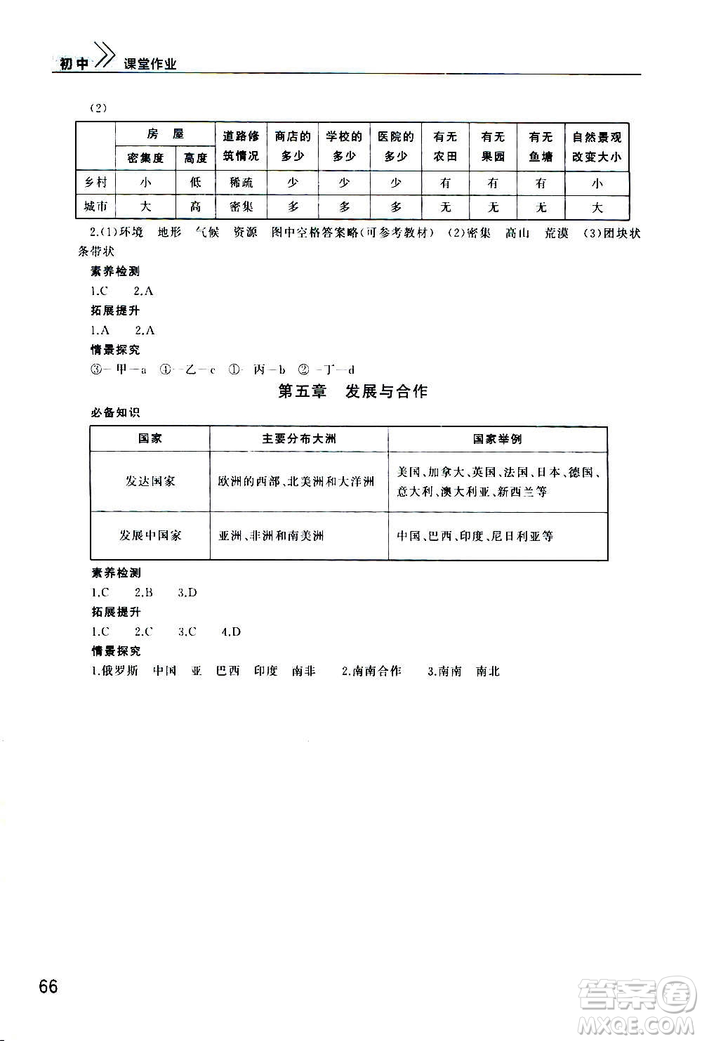 2020秋智慧學(xué)習(xí)天天向上課堂作業(yè)七年級(jí)上冊(cè)地理人教版答案