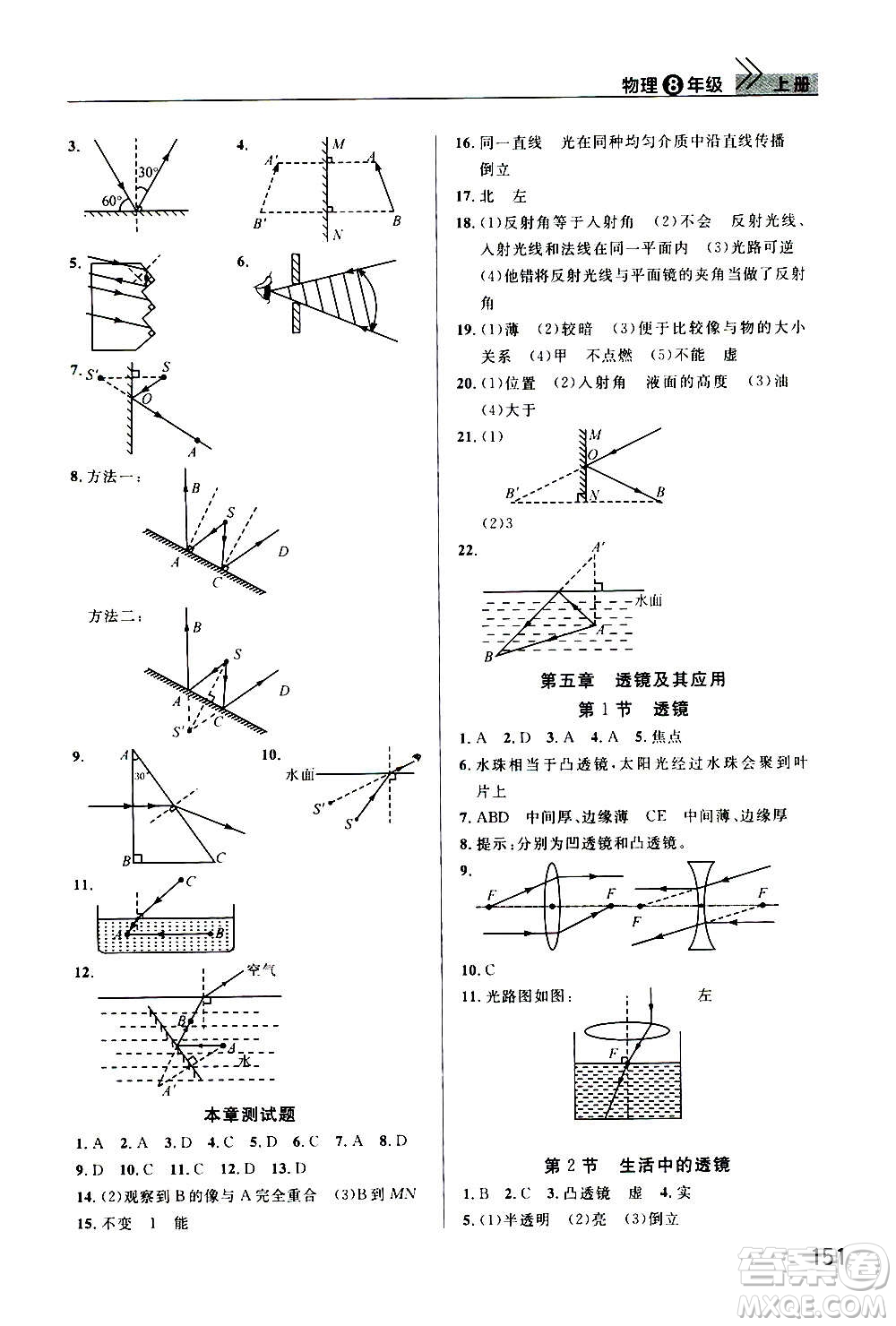 2020秋智慧學(xué)習(xí)天天向上課堂作業(yè)八年級上冊物理人教版答案