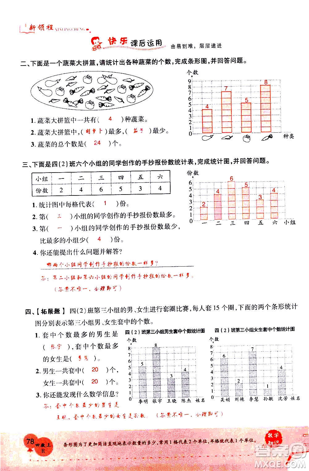 2020年新領(lǐng)程優(yōu)異真卷匯編數(shù)學(xué)四年級(jí)上冊(cè)R人教版答案