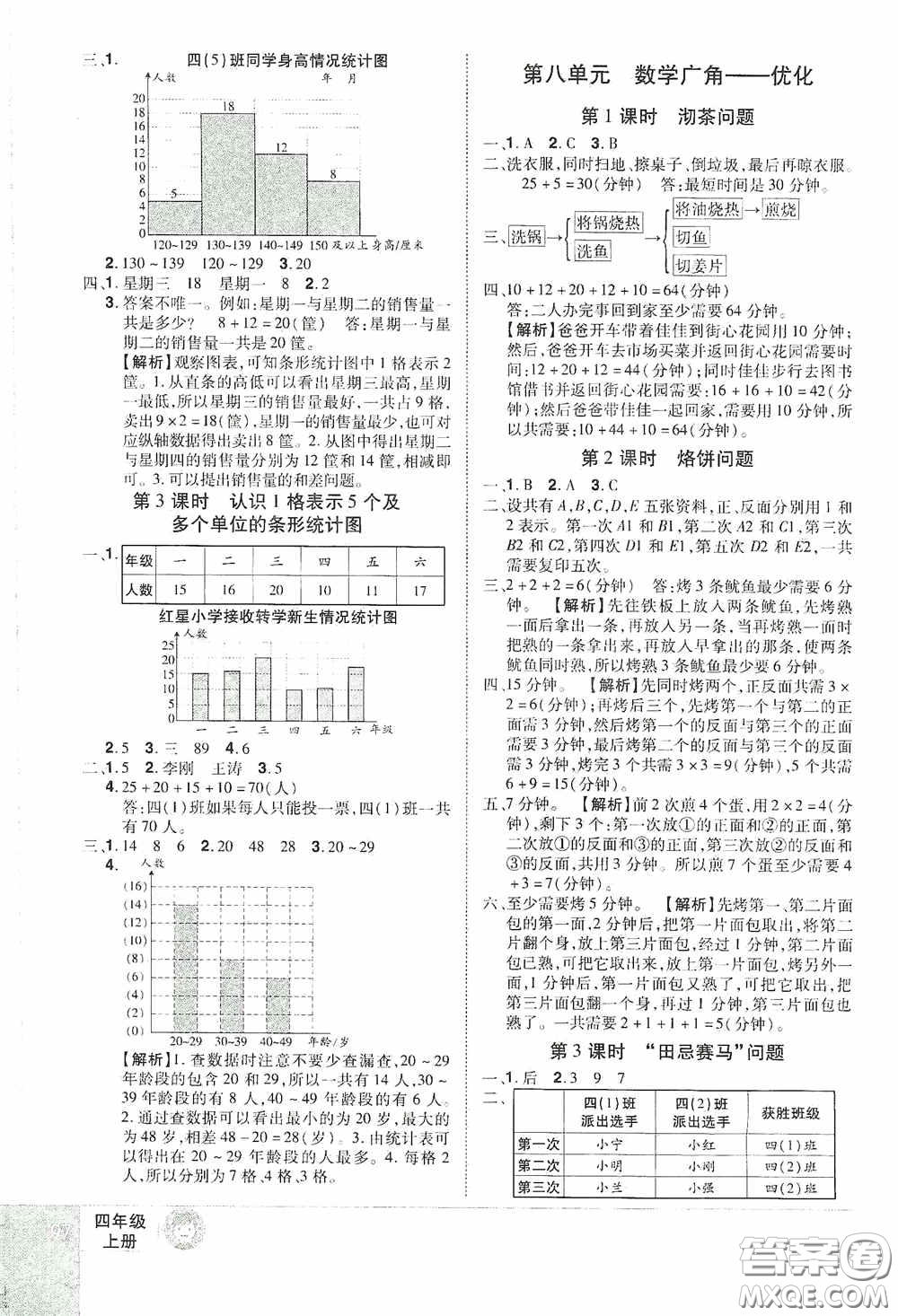 江西美術(shù)出版社2020學(xué)海樂園四年級數(shù)學(xué)上冊人教版答案