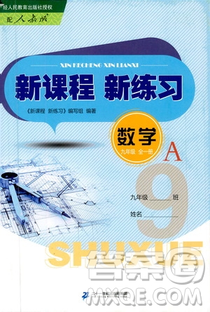二十一世紀出版社2020年新課程新練習數(shù)學九年級全一冊人教版A版答案
