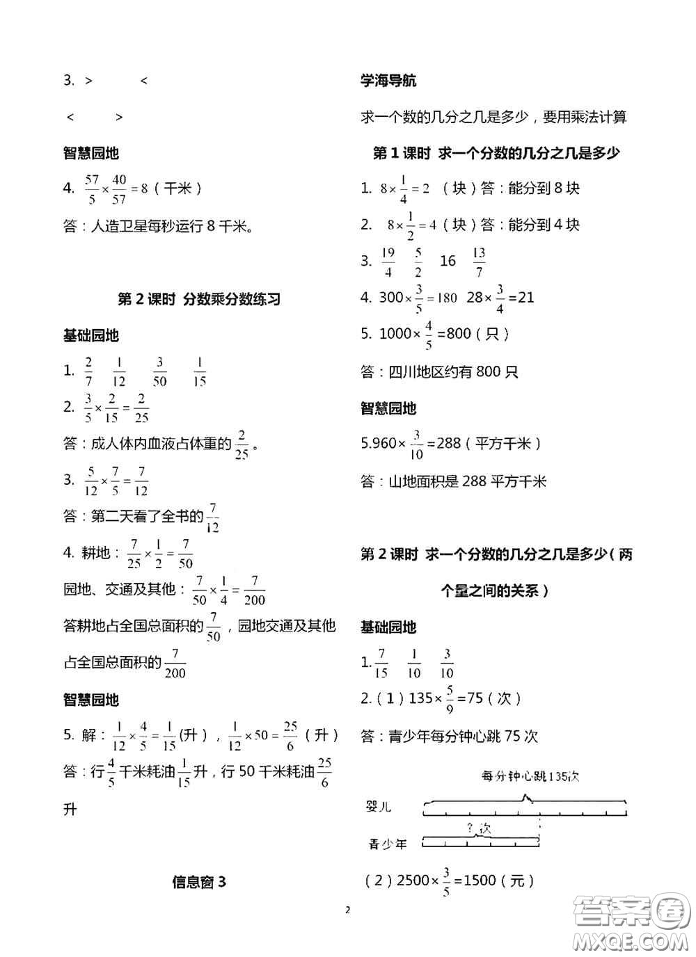 青島出版社2020新課堂同步學(xué)習(xí)與探究六年級數(shù)學(xué)上學(xué)期浙教版答案