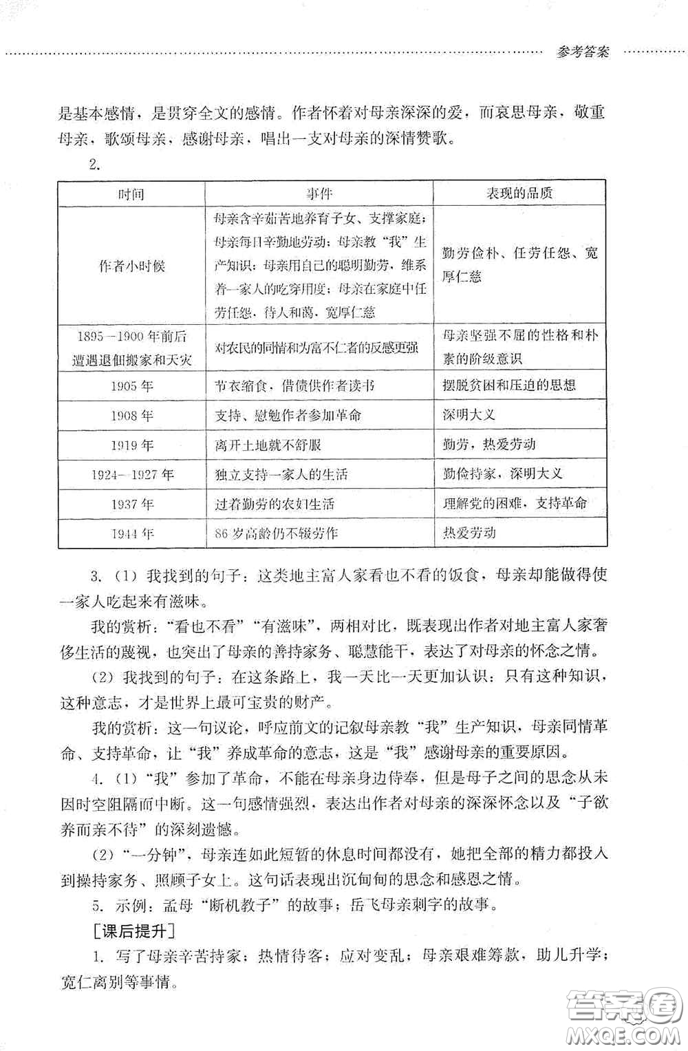 山東文藝出版社2020初中課堂同步訓(xùn)練八年級(jí)語(yǔ)文上冊(cè)人教版答案