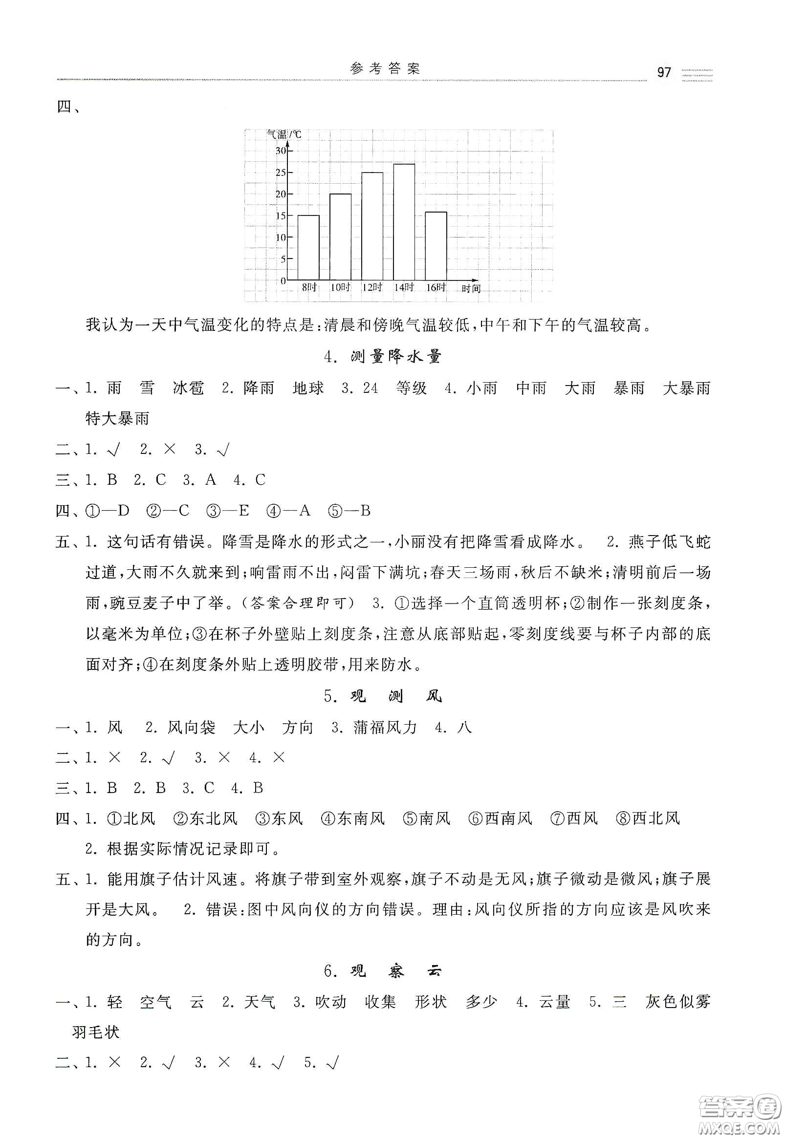河北美術(shù)出版社2020秋課時(shí)練同步測(cè)評(píng)三年級(jí)科學(xué)上冊(cè)教科版答案