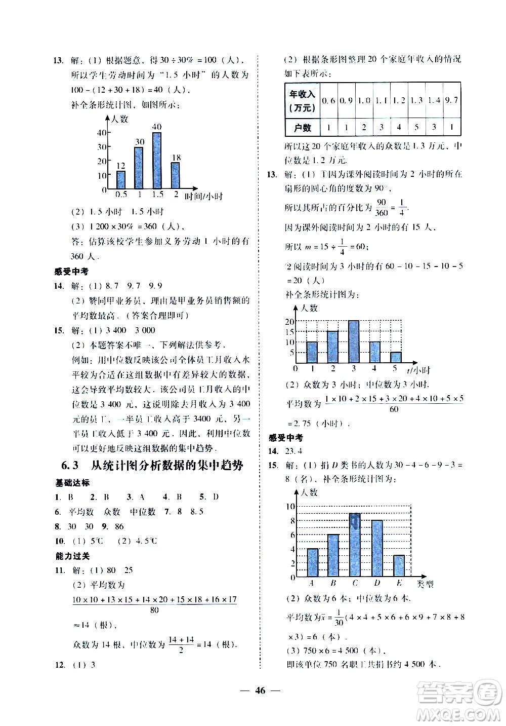 廣東經(jīng)濟(jì)出版社2020年百分導(dǎo)學(xué)數(shù)學(xué)八年級(jí)上冊(cè)BS北師版答案