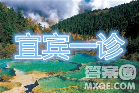 宜賓市普通高中2018級第一次診斷性測試文科數(shù)學試題及答案