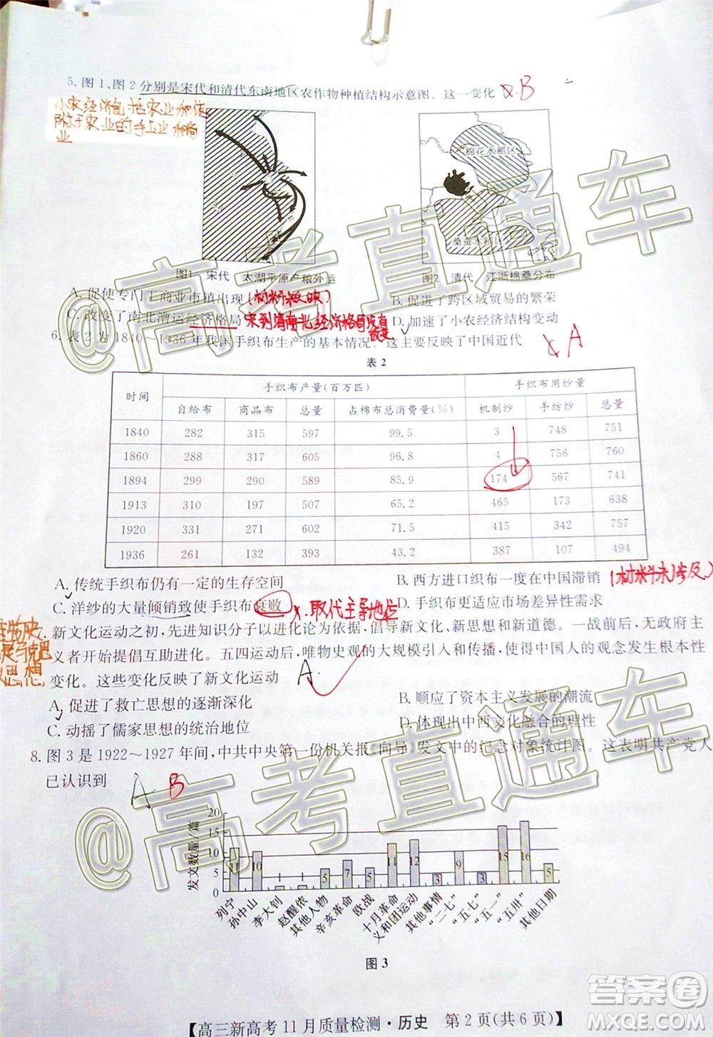 九師聯盟2020-2021學年高三11月質量檢測新高考歷史試題及答案