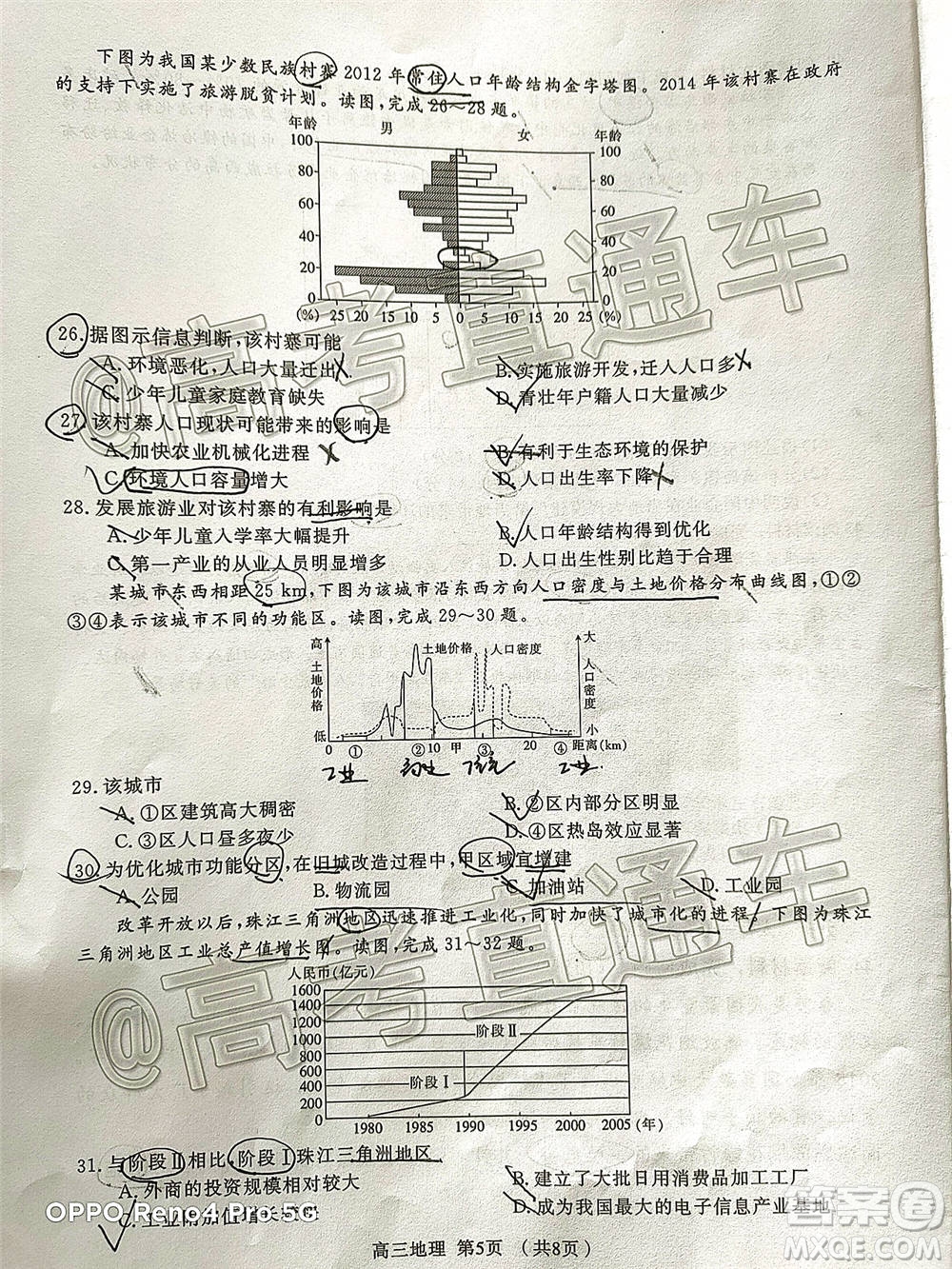 長治市2020-2021學(xué)年度高三年級(jí)11月份質(zhì)量監(jiān)測(cè)地理試題及答案